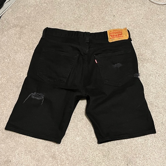 Levis Men’s 501 Shorts | Size: 34 | Colour: Black - Picture 2 of 2